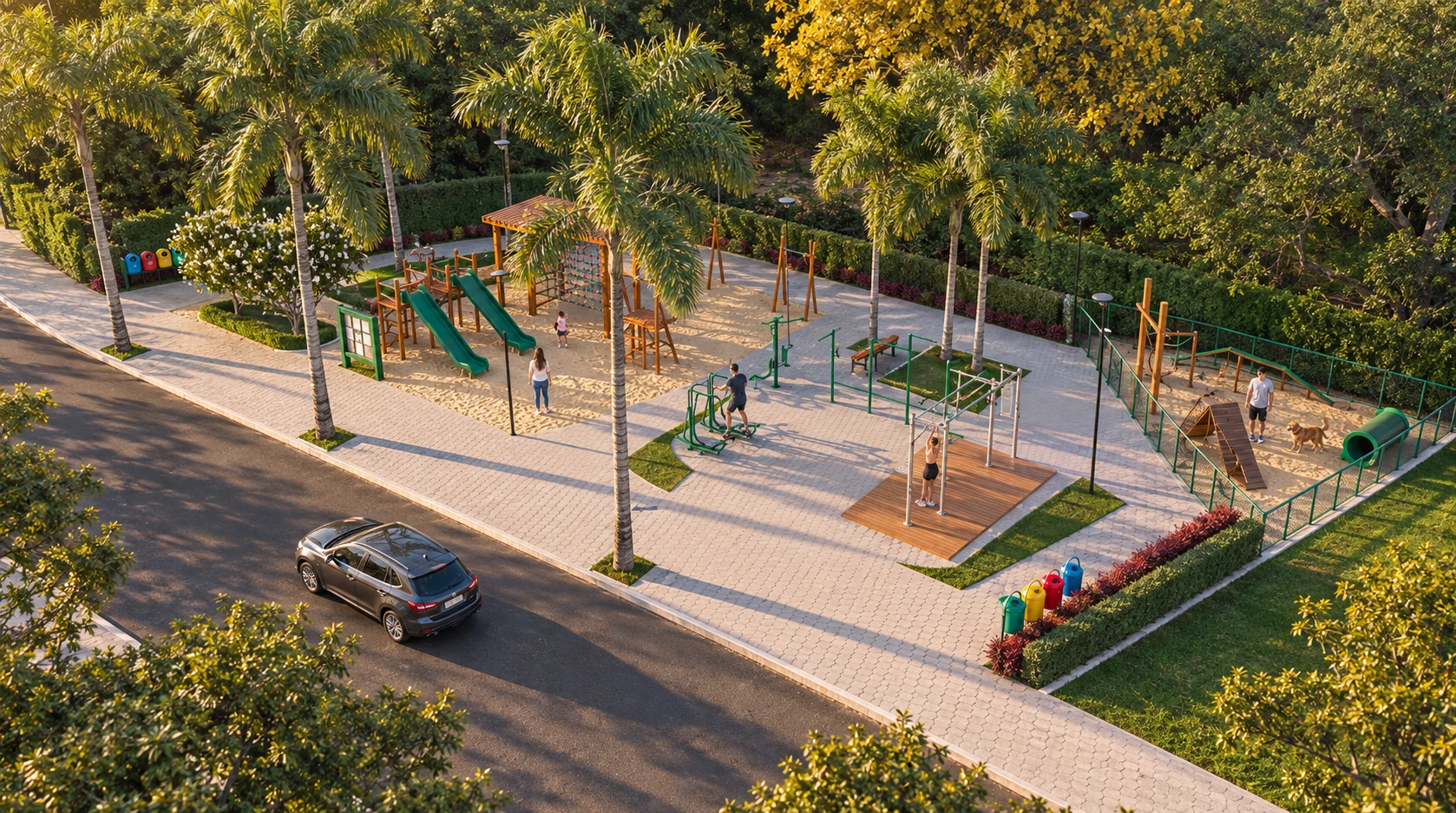 Praça do Loteamento Mato Seco — projeto de praças da Loteview