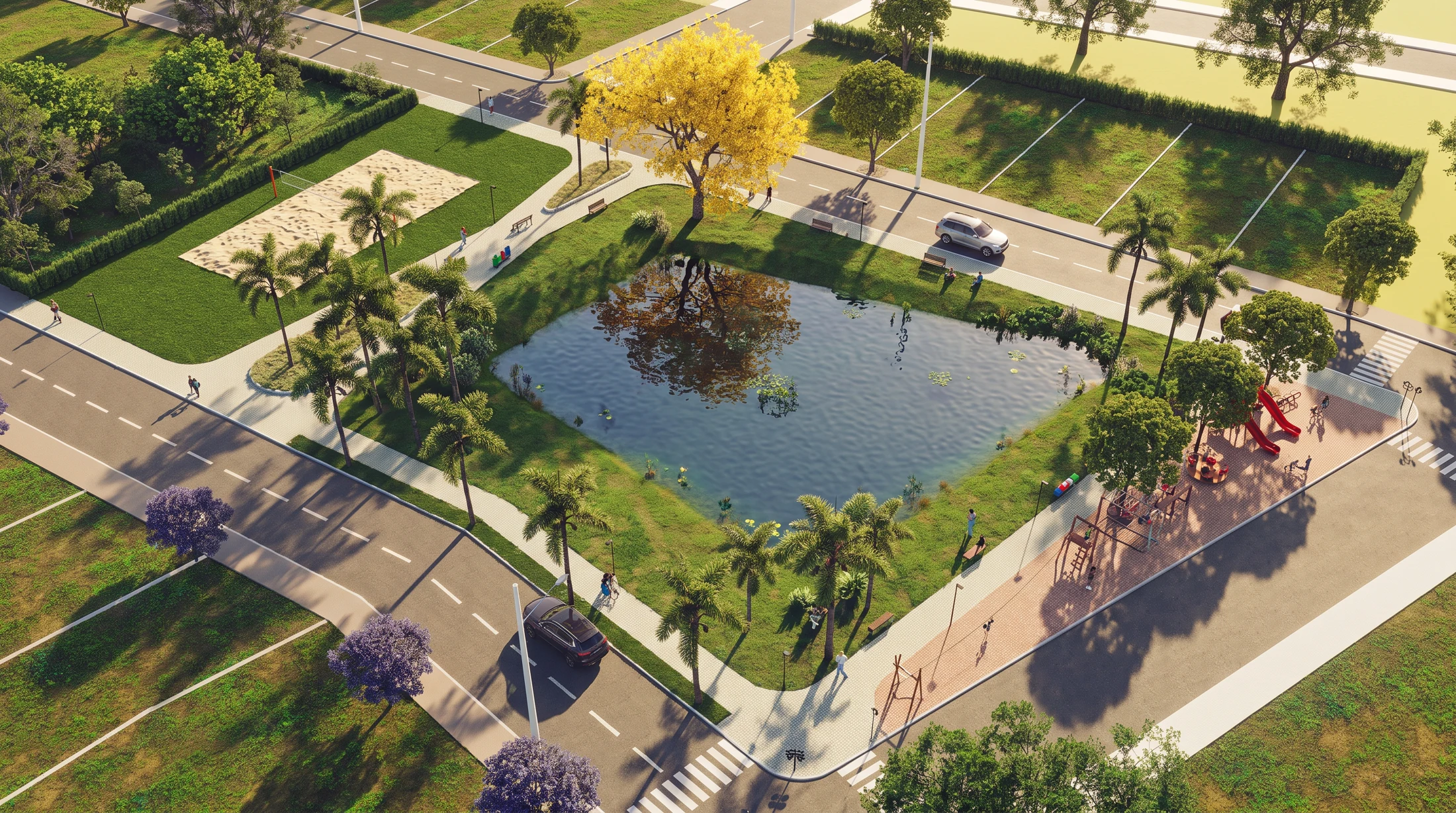 Praça Jardim dos Ipês — projeto de praças da Loteview